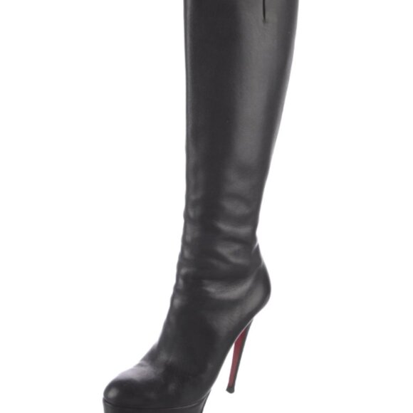 Christian Louboutin Bianca Botta leather platform boot - Picture 7 of 9